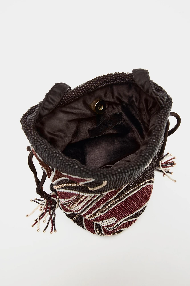 MINI SAC SEAU FLEUR