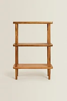 ACACIA WOOD SHELVING UNIT