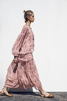 ROBE IMPRIMÉE À VOLANTS