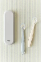CHILDREN'S SILICONE SPOON SET