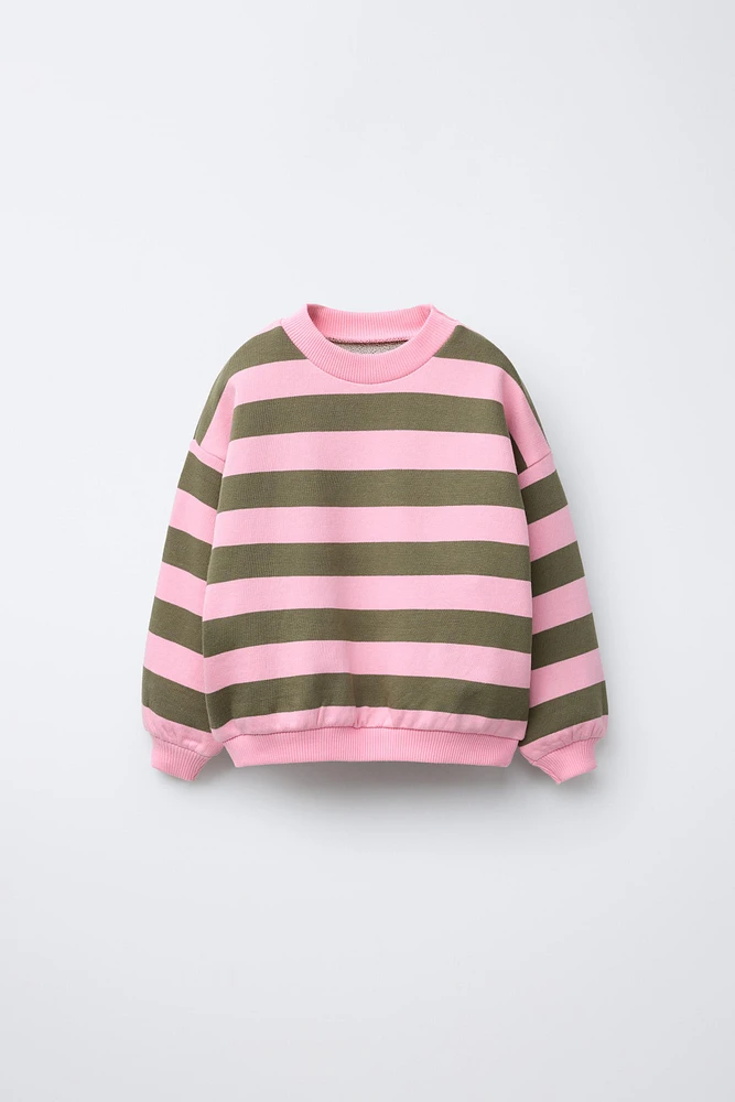 STRIPED SWEATSHIRT