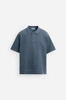 INTERLOCK TEXTURED POLO