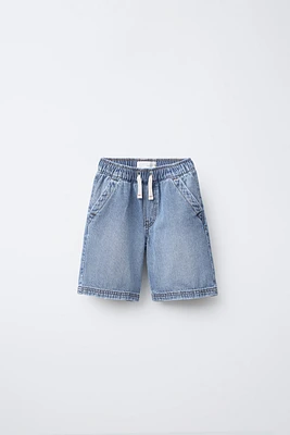 LOOSE DENIM SHORTS