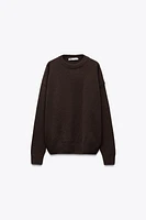 BASIC CASHMERE AND WOOL SWEATER