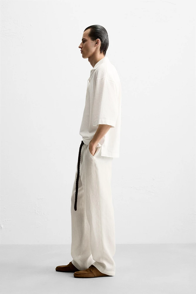 PANTALON DE COSTUME 100 % LIN
