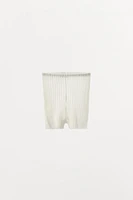 CULOTTE EN MAILLE FINE PLISSÉE