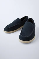 SUEDE BOAT SHOES