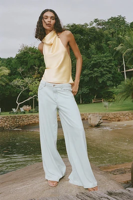 JEAN Z1975 PALAZZO TAILLE NORMALE LONG