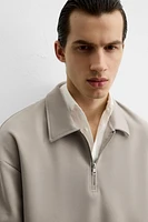 TECHNICAL ZIP POLO SHIRT