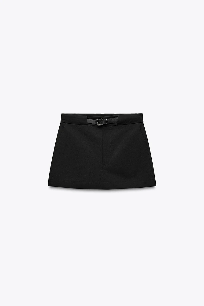 BELTED SKORT