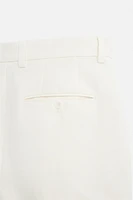 BERMUDA REGULAR FIT LIN - COTON ÉDITION LIMITÉE