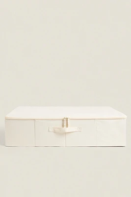 FOLDABLE STORAGE BOX WITH LID