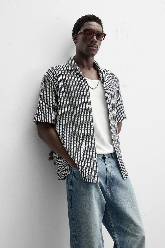 CHEMISE STRUCTURÉE OUVERTE