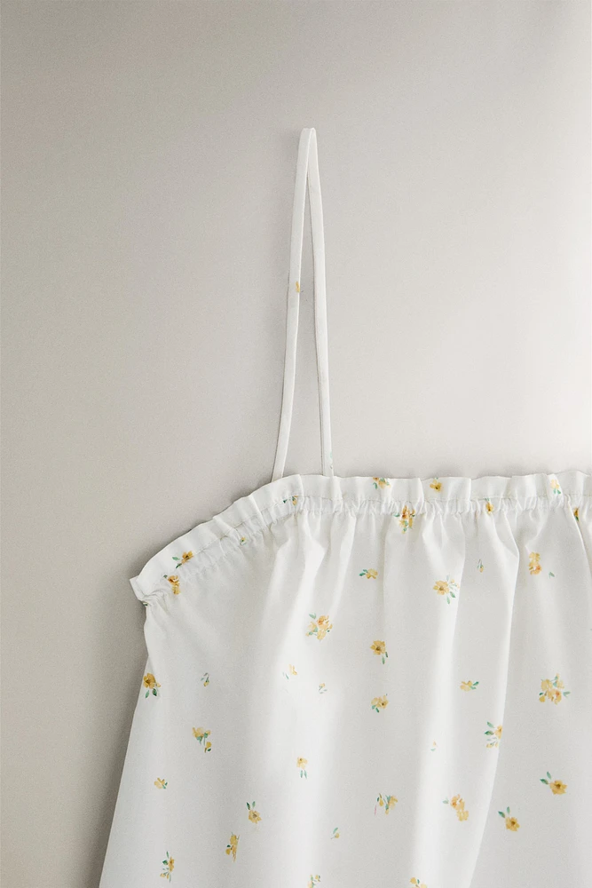 TOP COTON FLEURS