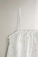 TOP COTON FLEURS