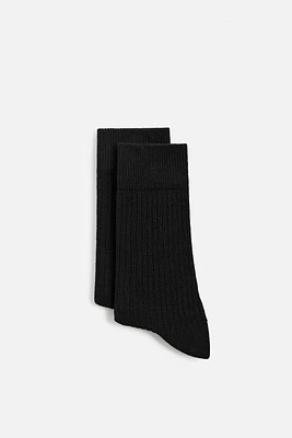 2-PACK OF WOOL BLEND SOCKS