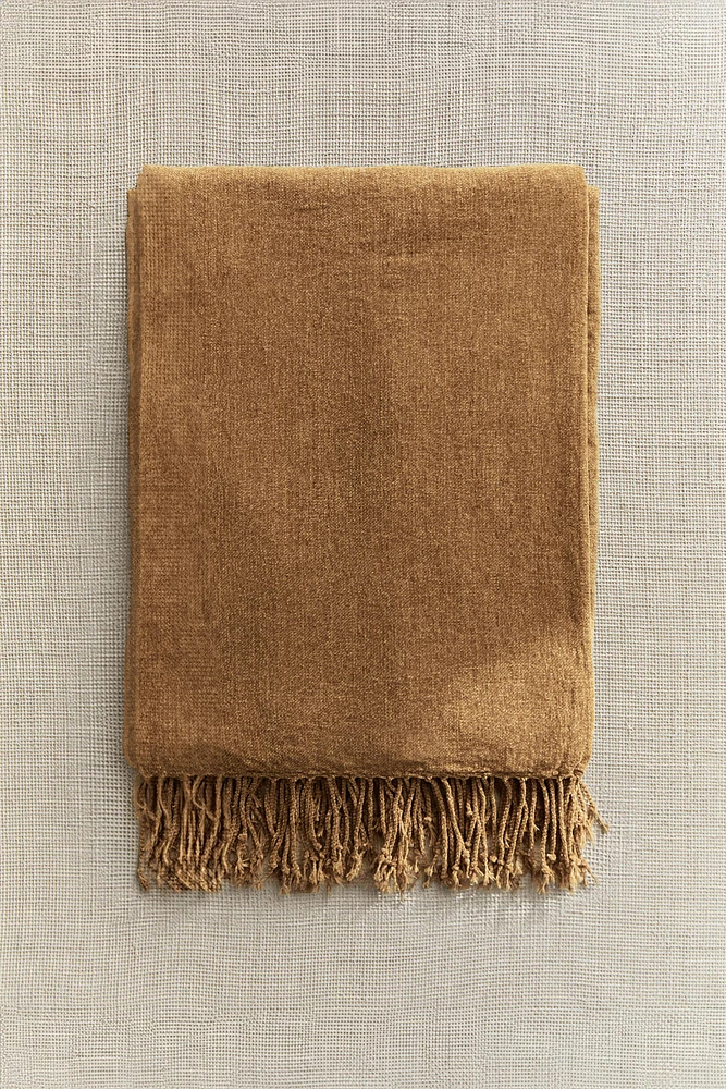 PLAIN CHENILLE BLANKET