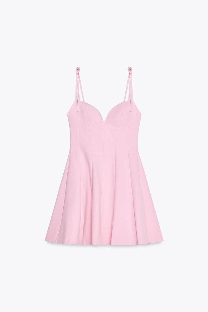 SHORT DRESS WITH BOWS