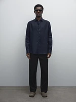 Chemise slim 100 % lin