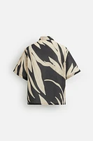 CHEMISE À IMPRIMÉ FEUILLES