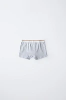 6- ANS/ LOT DE CINQ BOXERS CARREAUX DAMIER