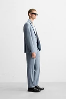 TEXTURED SUIT BLAZER