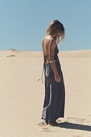 FLOWY MIDI SLIP DRESS