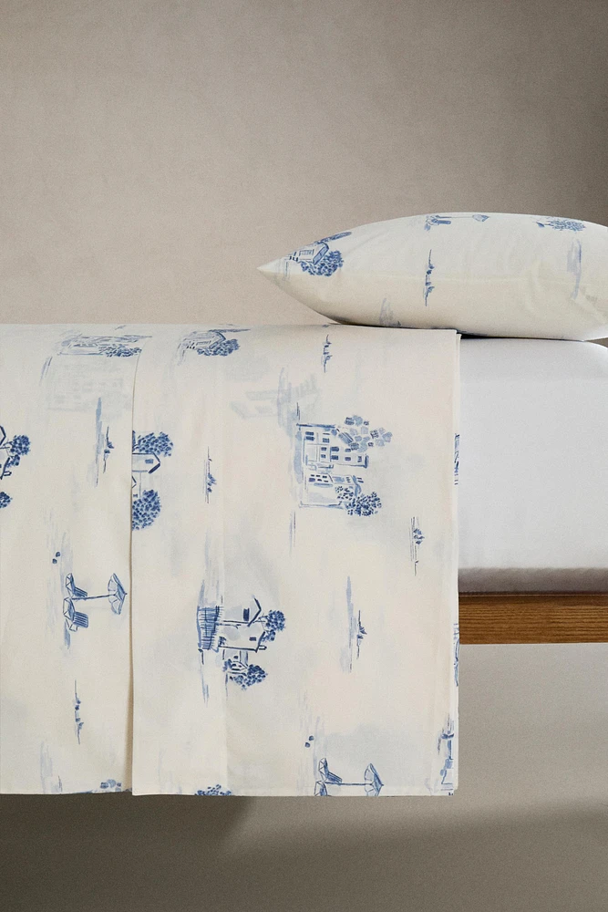 DRAP DE DESSUS TOILE JOUY