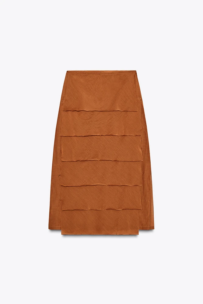 JUPE MIDI VOLANTS ZW COLLECTION