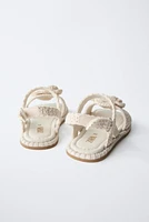 CROCHET FLOWER SANDALS