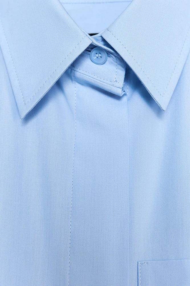 POPLIN POCKET SHIRT