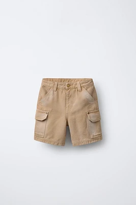 CANVAS CARGO SHORTS