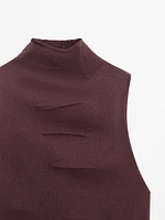 Top sans manches en coton mélangé - Studio