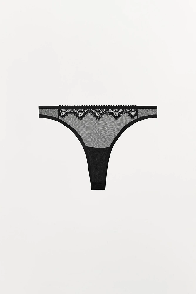 MESH LACE PANTIES