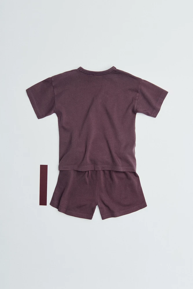 ENSEMBLE DE JOGGING T-SHIRT ET BERMUDA UNI