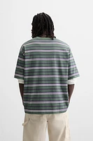 STRIPED JACQUARD T-SHIRT