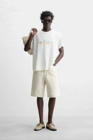 CONTRAST PRINT T-SHIRT