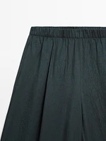Pantalon fluide effet froiss