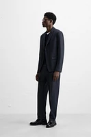 BLAZER COSTUME RAYURE BANQUIER
