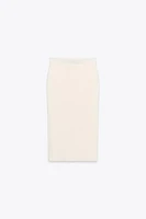 KNIT MIDI SKIRT