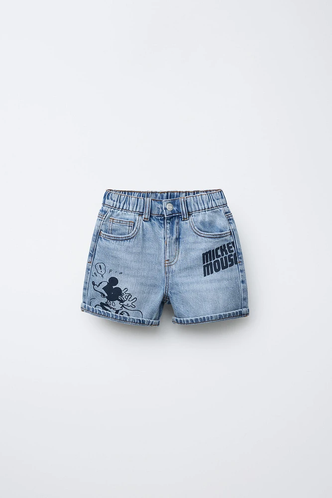 BERMUDA EN DENIM MICKEY MOUSE © DISNEY
