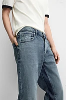 PATCHWORK FLARE FIT JEANS