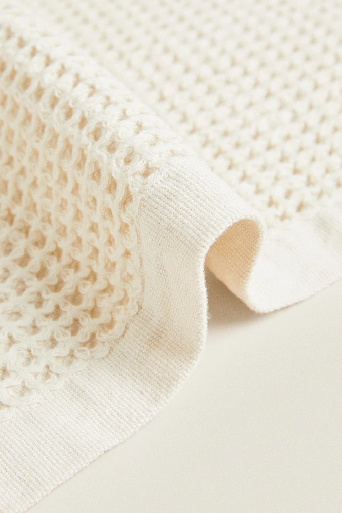 SERVIETTE DE BAIN COTON WAFFLE