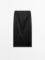 Midi skirt with shimmery detail - Studio