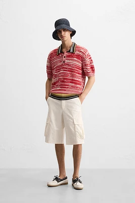 POLO EN MAILLE CONTRASTE