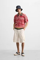 POLO EN MAILLE CONTRASTE
