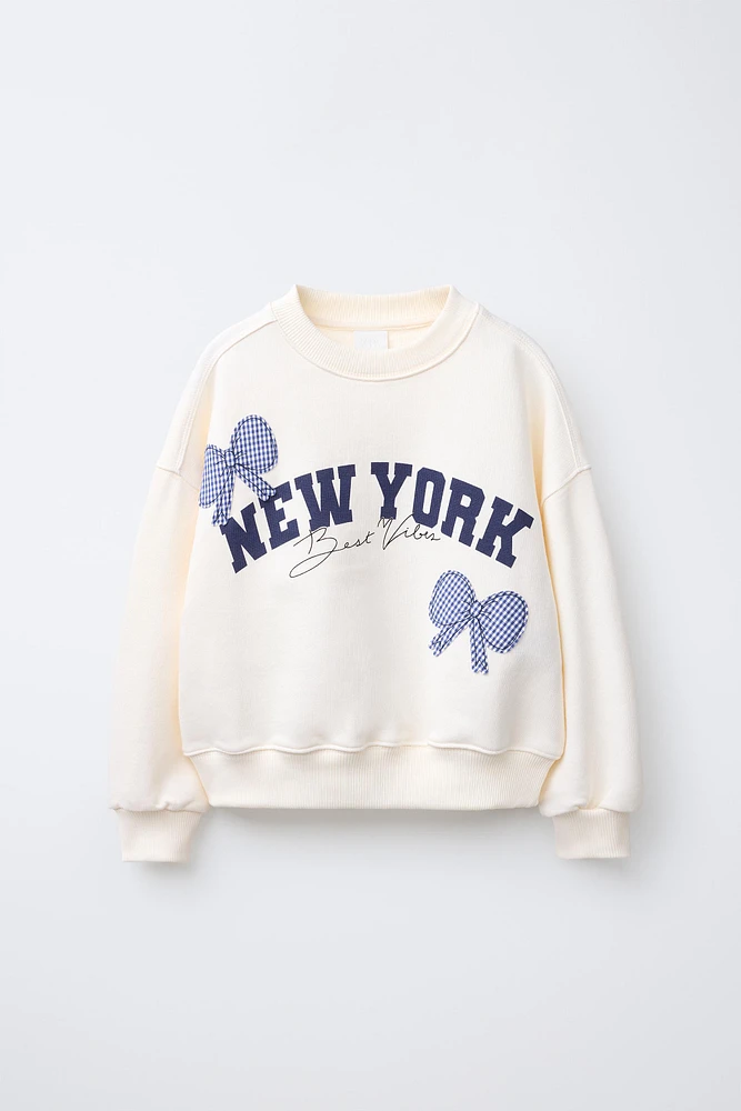 SWEAT PIÈCES CARREAUX VICHY