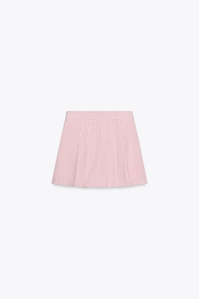 JUPE-CULOTTE À CARREAUX VICHY