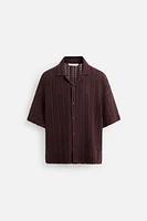 CROCHET TEXTURED SHIRT