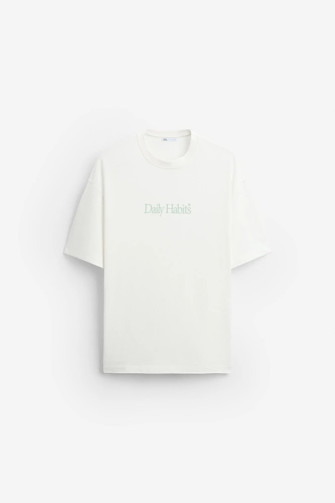 TEXT PRINT T-SHIRT